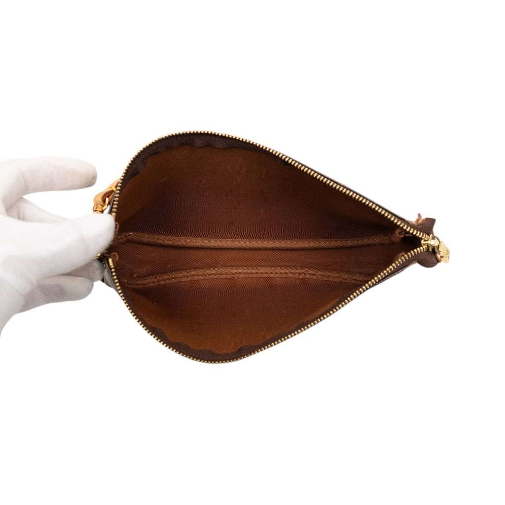 Louis Vuitton Monogram Pochette Accessoires Brown Very good - Model View