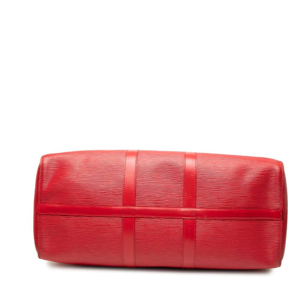 Louis Vuitton Epi Keepall 45 Red Leather Very good condition - Inside View