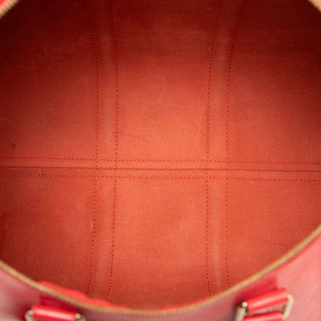 Louis Vuitton Epi Keepall 45 Red Leather Very good condition - Model View