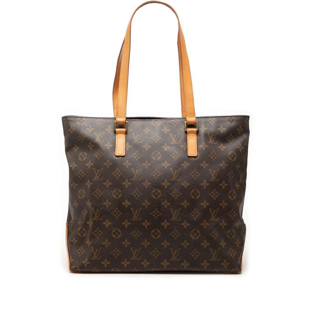 Louis Vuitton Monogram Cabas Mezzo Brown Very good - Front View