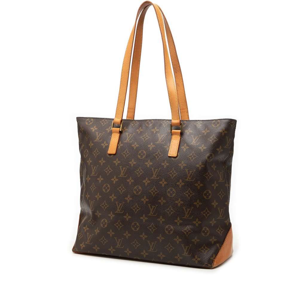 Louis Vuitton Monogram Cabas Mezzo Brown Very good - Back View