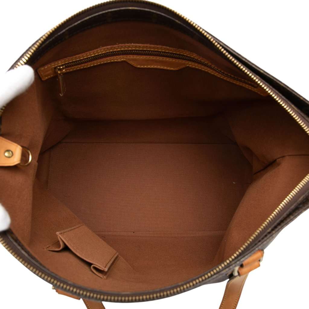 Louis Vuitton Monogram Cabas Mezzo Brown Very good - Model View