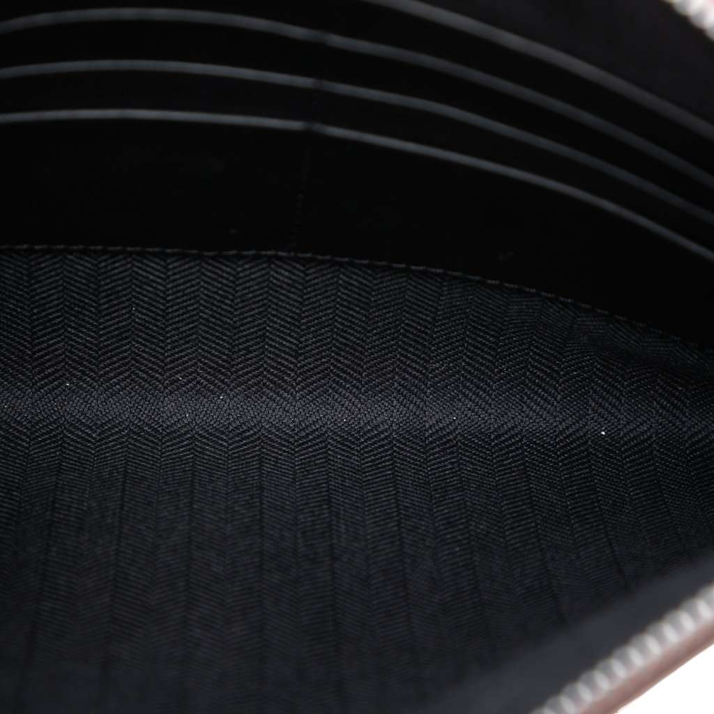 Loewe Leather Anagram Flat Pouch Brown Leather Very good condition - Model View
