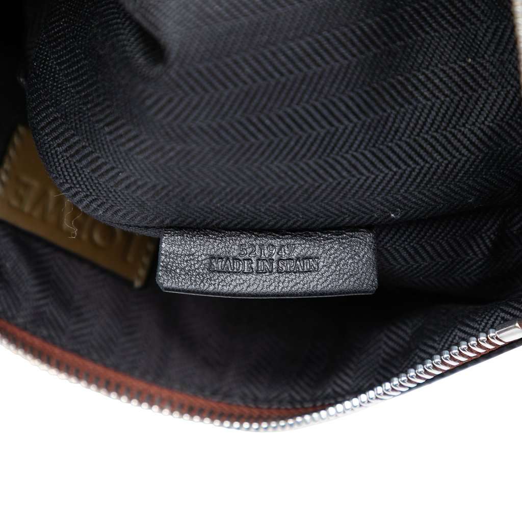 Loewe Leather Anagram Flat Pouch Brown Leather Very good condition - Box View