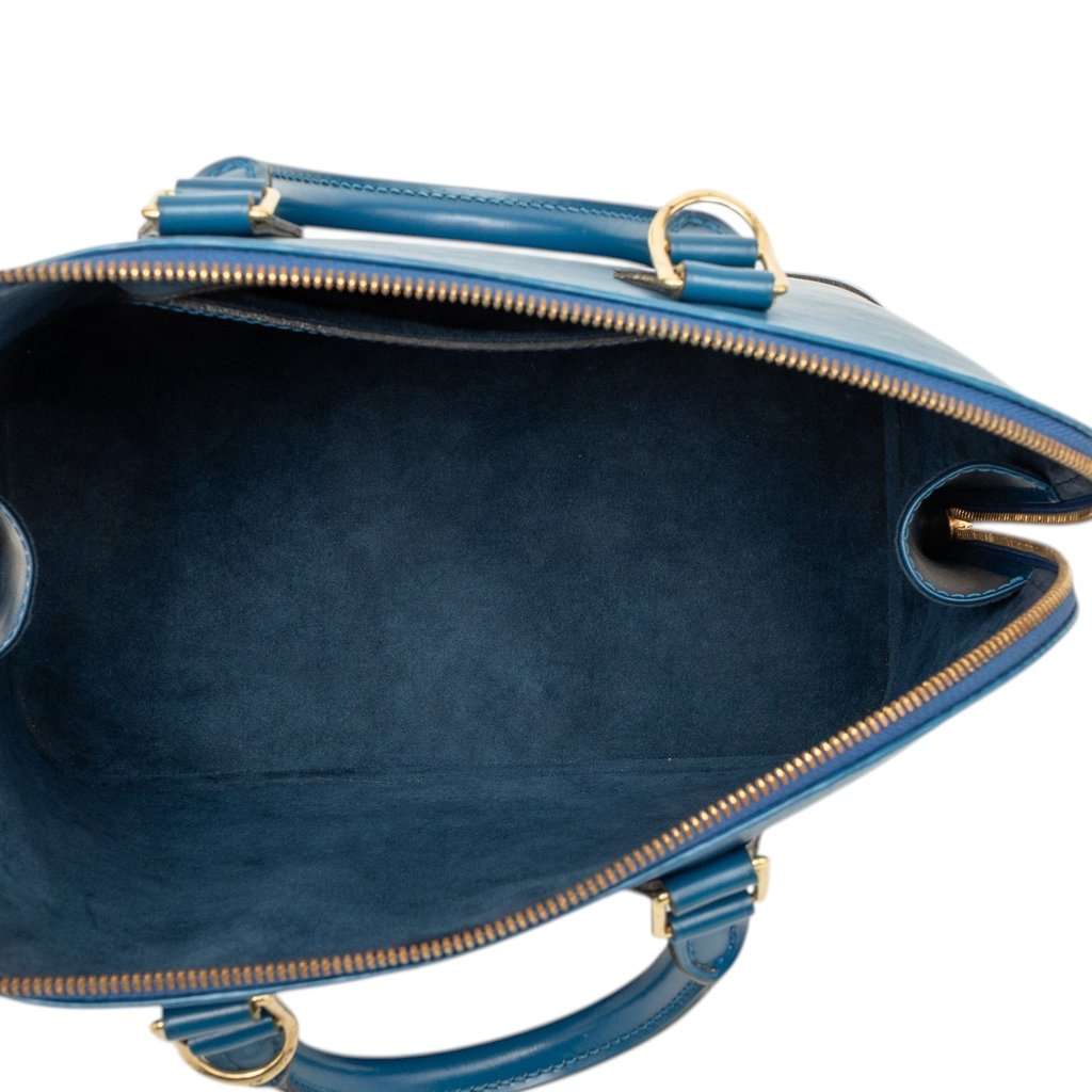 Louis Vuitton Epi Alma PM Blue Leather Very good condition - Model View