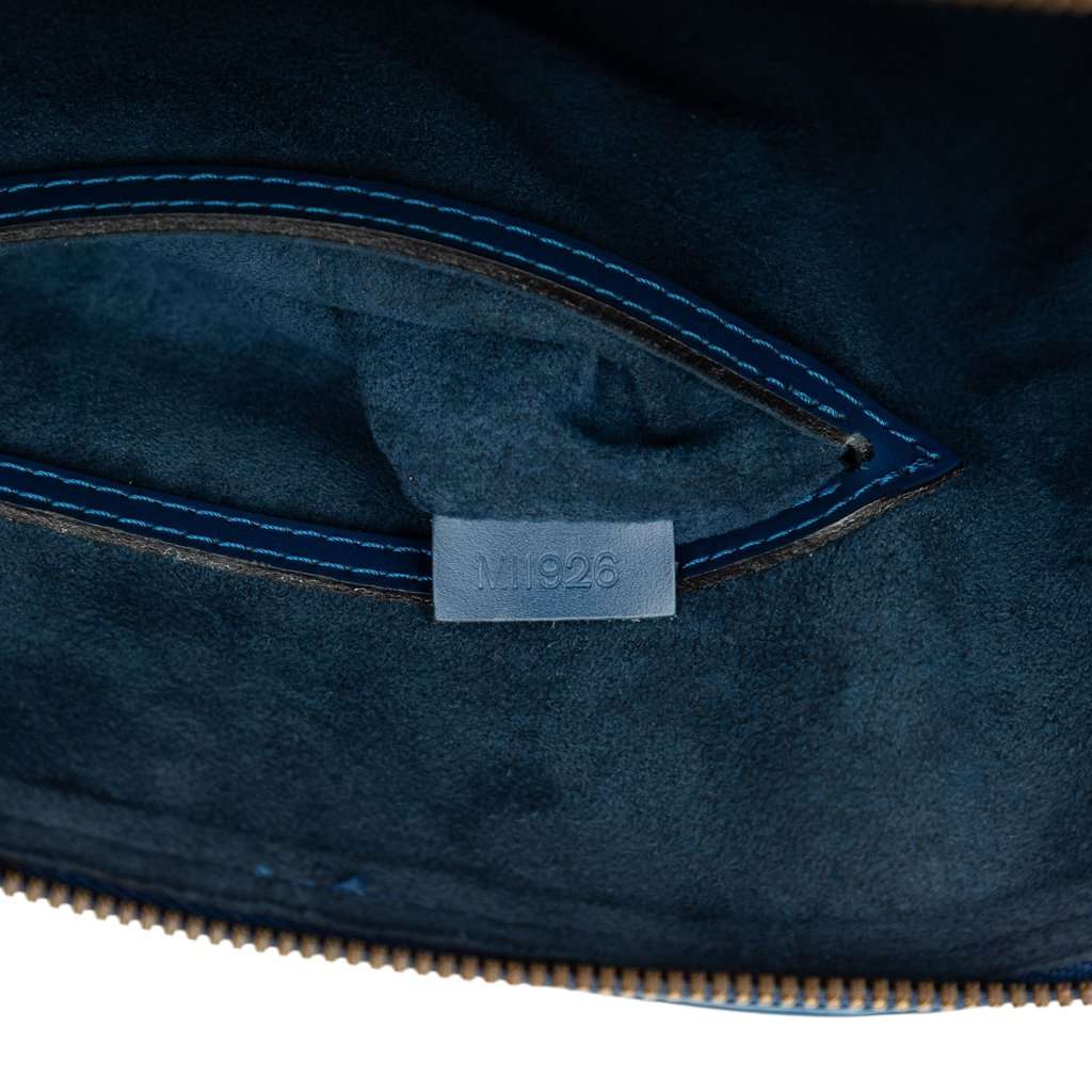 Louis Vuitton Epi Alma PM Blue Leather Very good condition - Box View