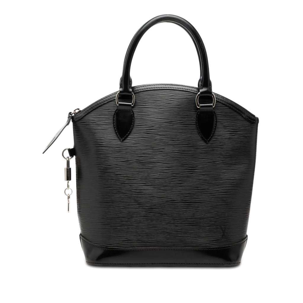 Louis Vuitton Epi Lockit Vertical Black Leather Very good condition - Front View