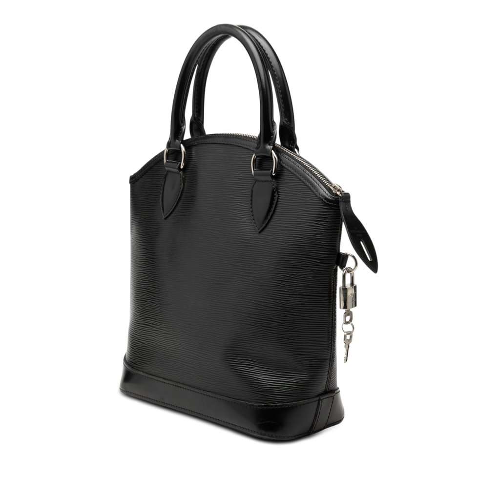 Louis Vuitton Epi Lockit Vertical Black Leather Very good condition - Back View