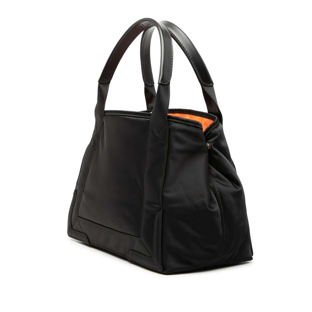 Balenciaga Nylon Navy Cabas Tote S Black Very good condition - Back View