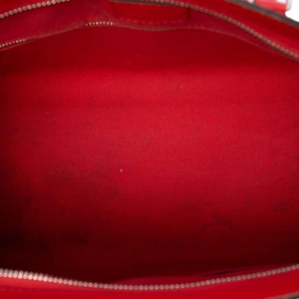 Louis Vuitton Epi Soufflot MM Red Leather Very good - Model View