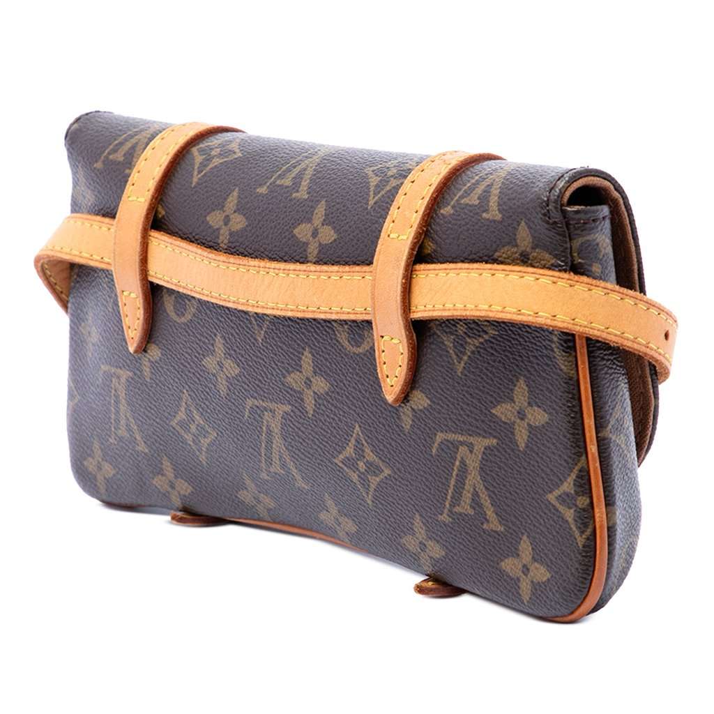 Louis Vuitton Monogram Pochette Marelle PM Brown Very good - Back View