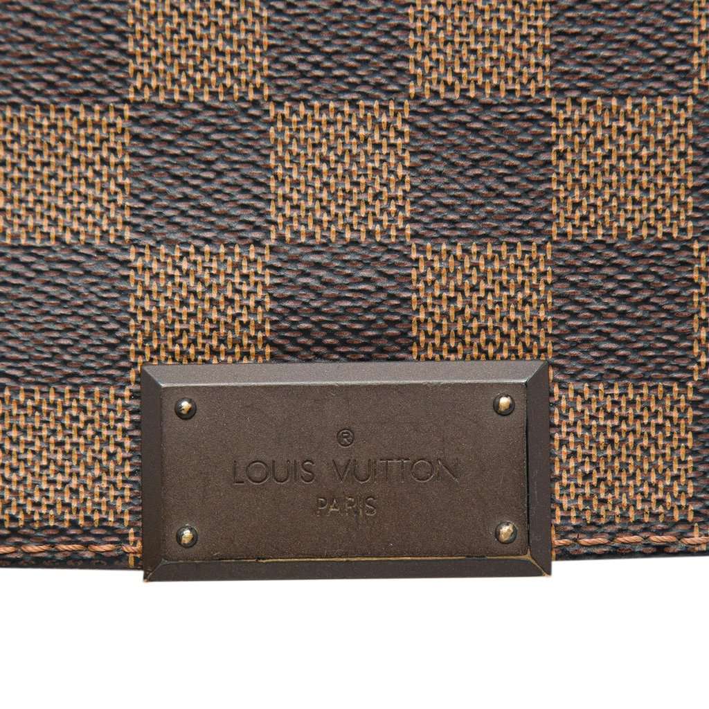 Louis Vuitton Damier Ebene District MM Brown Very good - Box View
