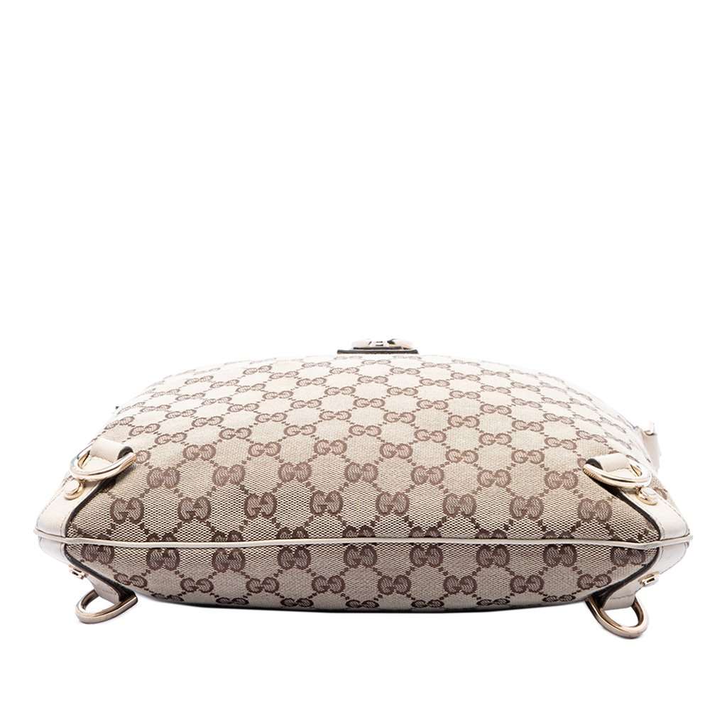 Gucci GG Canvas Abbey D Ring Crossbody Beige Very good condition - Inside View