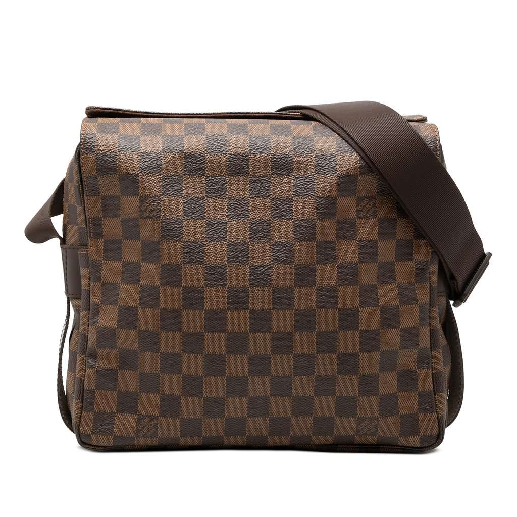Louis Vuitton Damier Ebene Naviglio Brown Very good - Front View