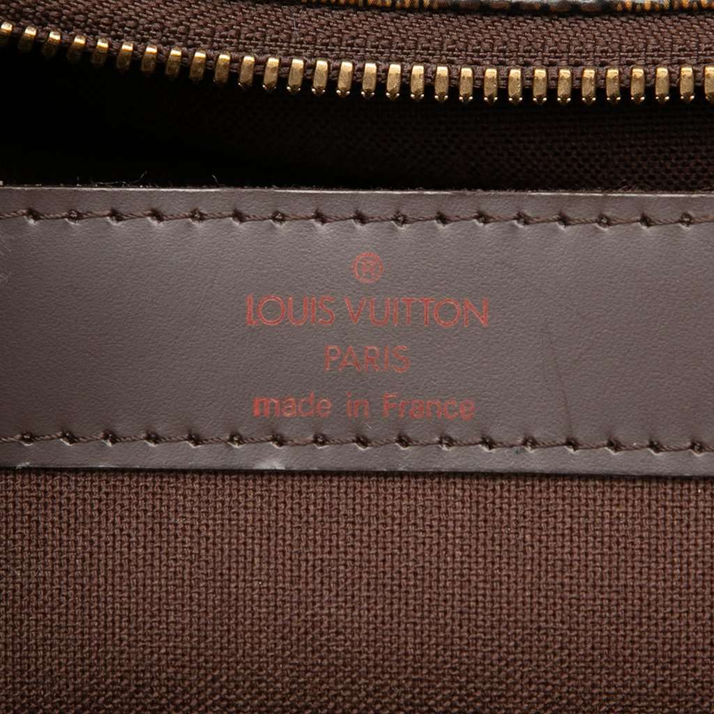 Louis Vuitton Damier Ebene Naviglio Brown Very good - Box View
