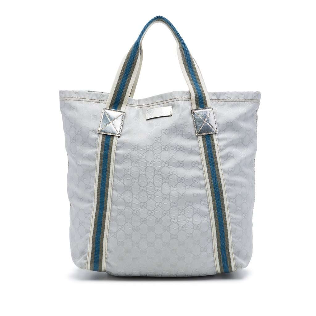 Gucci GG Canvas Web Tote MultiColor Very good - Front View