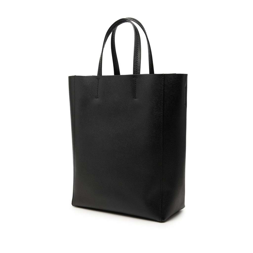 Celine Small Grained Calfskin Vertical Cabas Tote Black Leather Very good - Back View