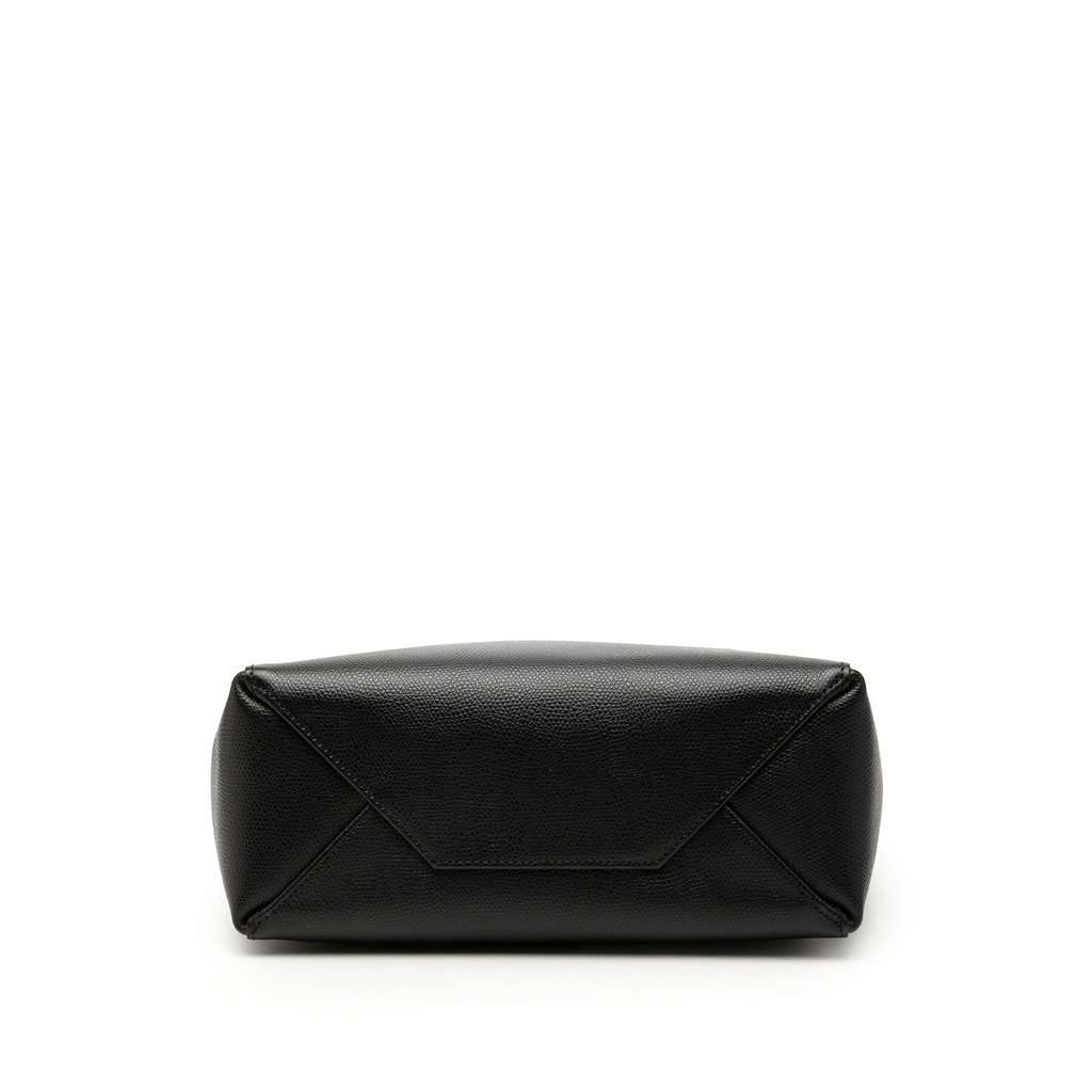 Celine Small Grained Calfskin Vertical Cabas Tote Black Leather Very good - Inside View