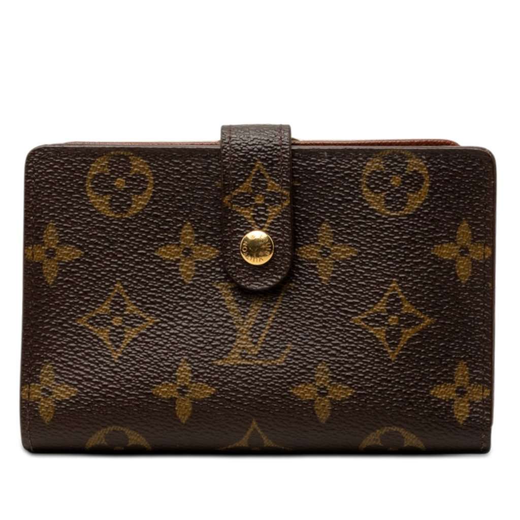 Louis Vuitton Monogram French Purse Brown Very good - Front View