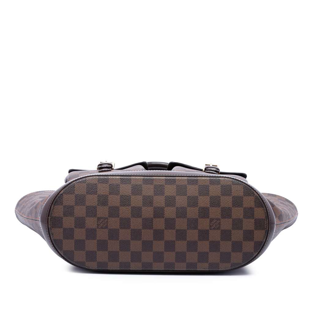 Louis Vuitton Damier Ebene Manosque GM Brown Very good - Inside View