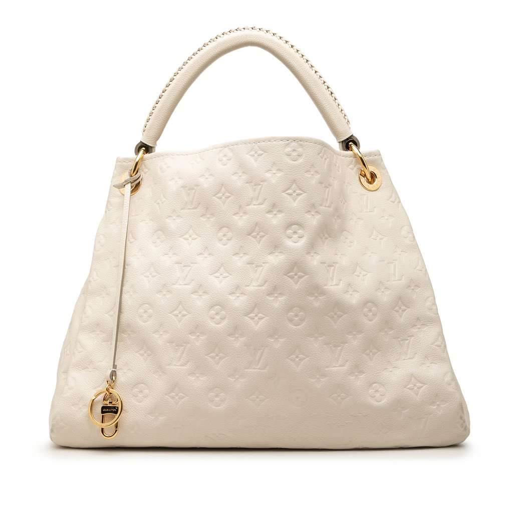Louis Vuitton Monogram Empreinte Artsy MM White Leather Very good condition - Front View