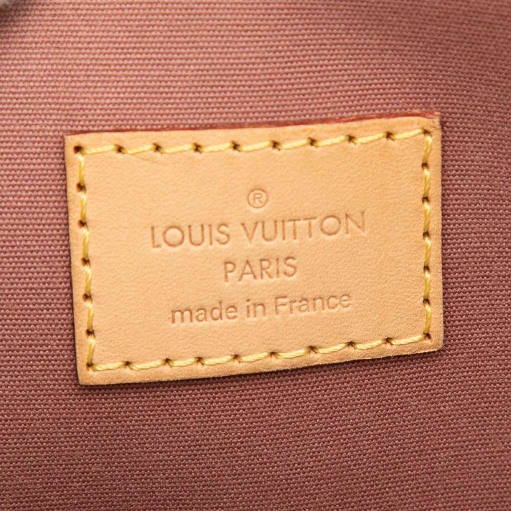 Louis Vuitton Monogram Vernis Alma PM Brown Leather Very good - Box View