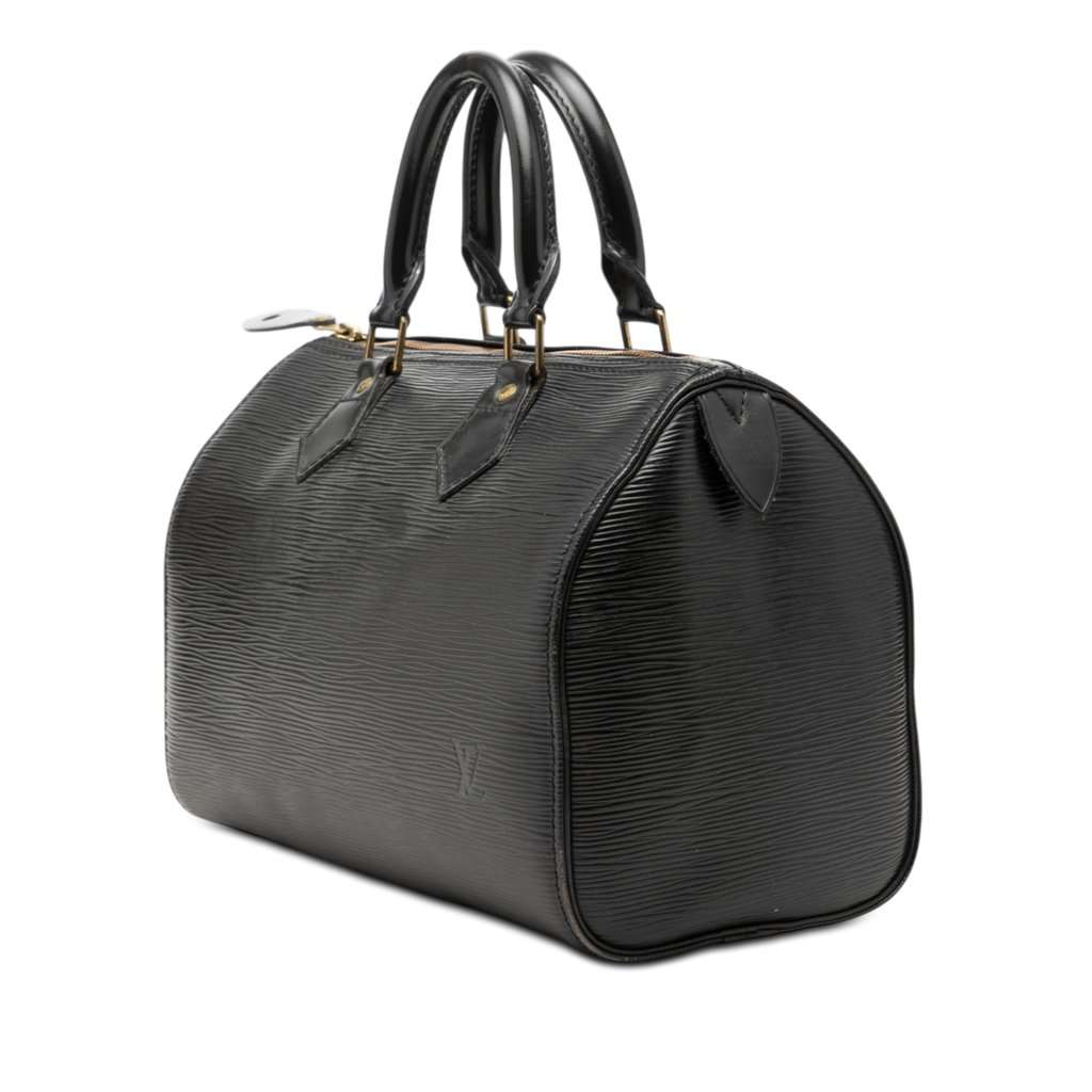 Louis Vuitton Epi Speedy 25 Black Leather Very good condition - Back View