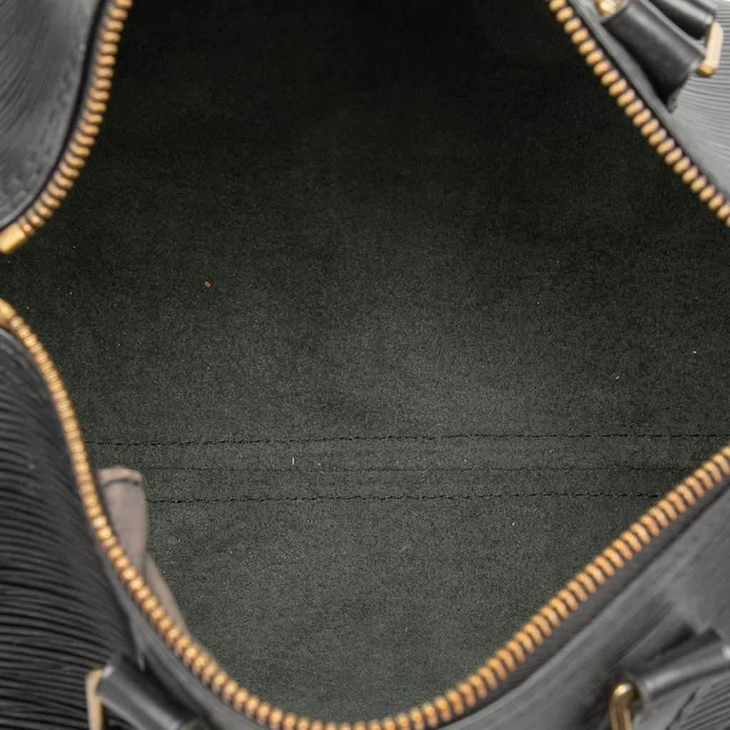 Louis Vuitton Epi Speedy 25 Black Leather Very good condition - Model View