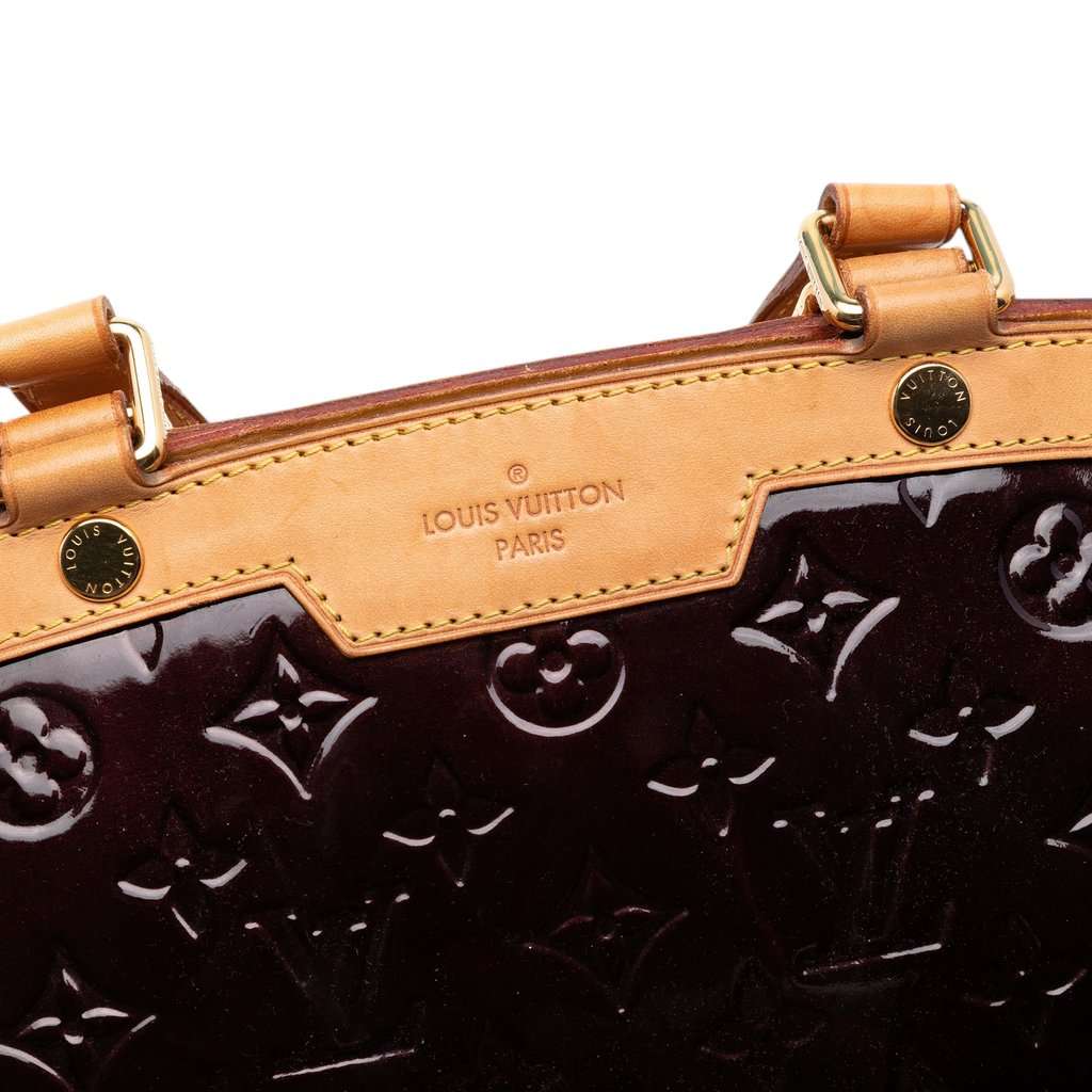 Louis Vuitton Monogram Vernis Brea GM Purple Leather Very good - Box View