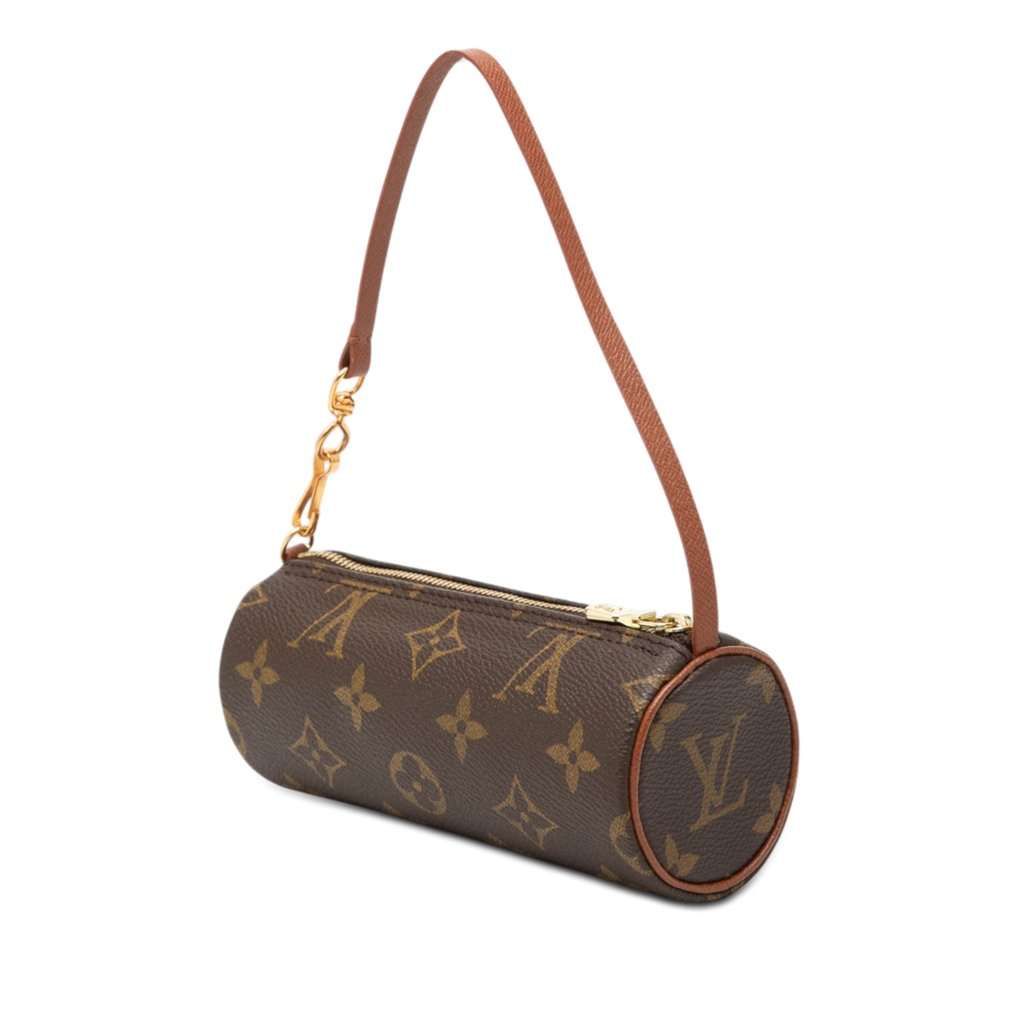 Louis Vuitton Monogram Papillon Pochette Brown Very good condition - Back View