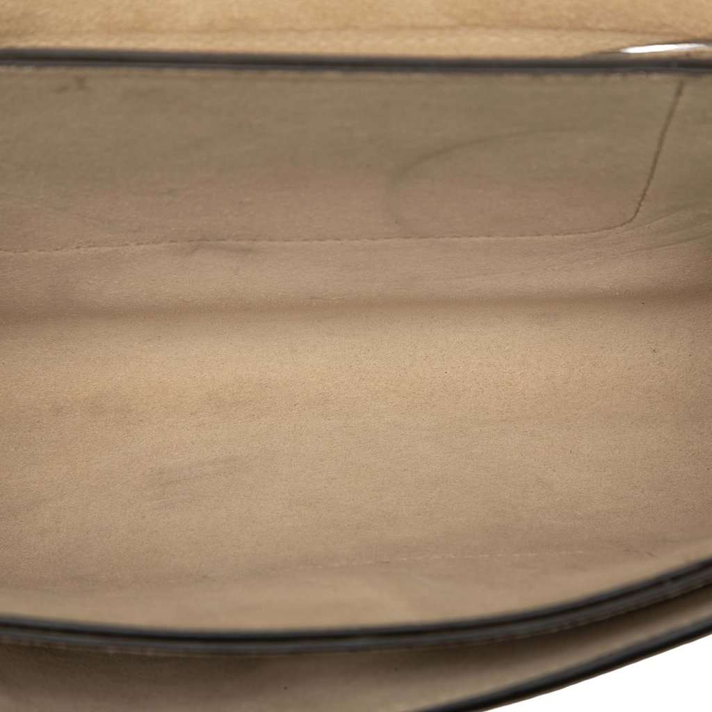 Chloé Small Suede and Calfskin Faye Crossbody Brown Leather Very good condition - Model View