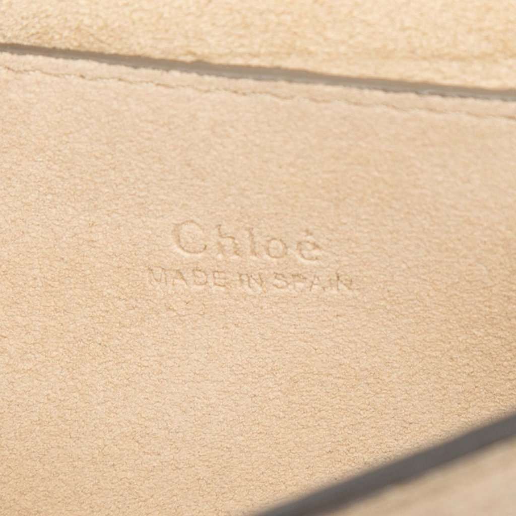 Chloé Small Suede and Calfskin Faye Crossbody Brown Leather Very good condition - Box View
