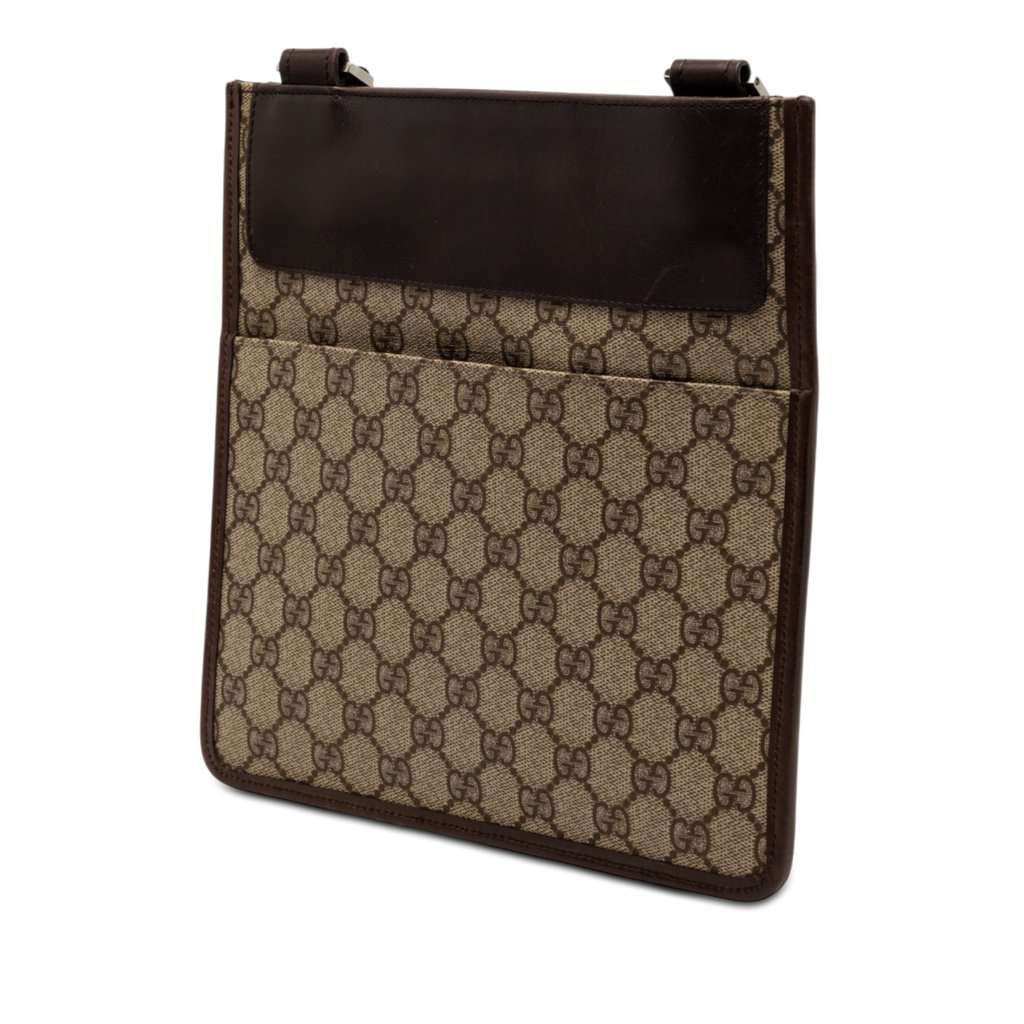 Gucci GG Supreme Crossbody Beige Very good condition - Back View
