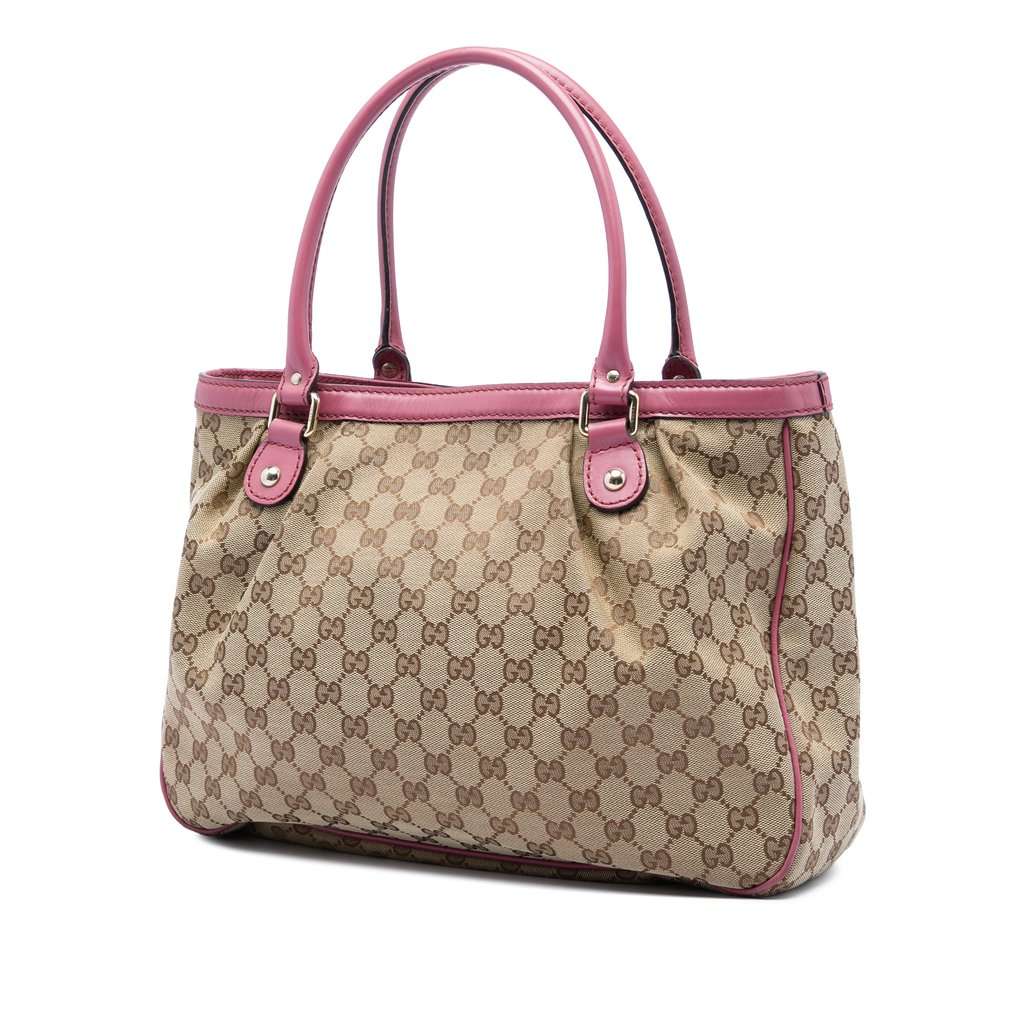 Gucci GG Canvas Sukey Tote Beige Very good - Back View
