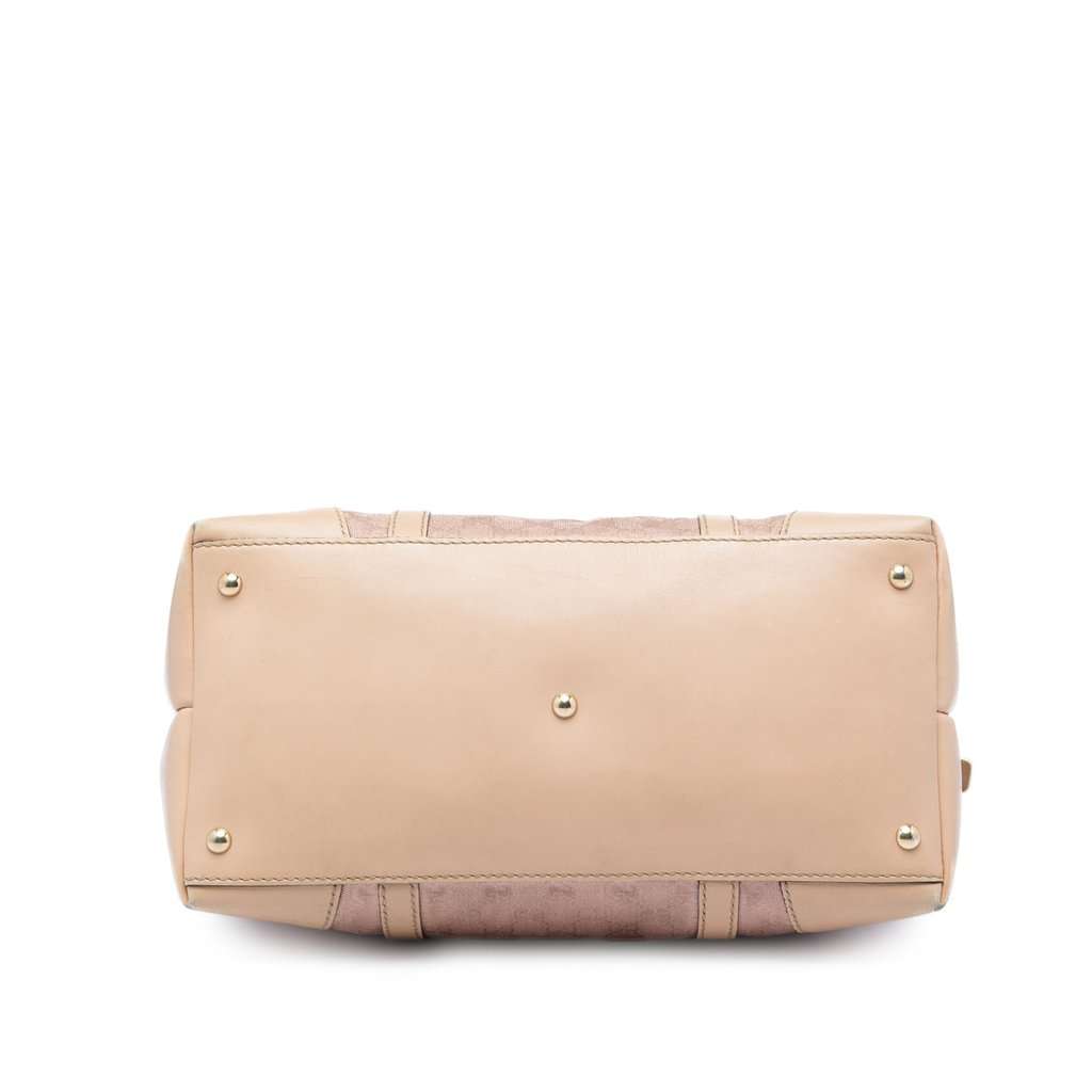 Gucci GG Metallic Canvas Lovely Tote Pink Very good - Inside View