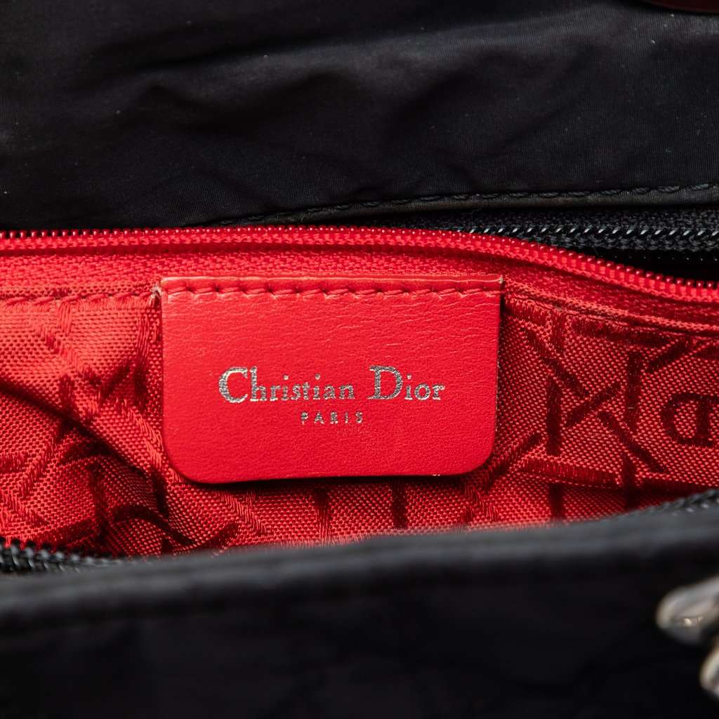 Dior Medium Nylon Cannage Lady Dior Black Very good - Box View
