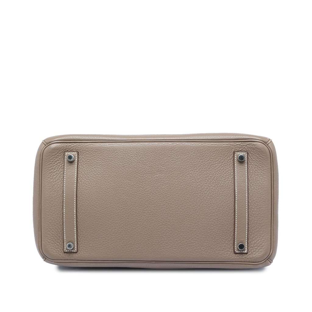 Hermès Clemence Birkin Retourne 35 Brown Leather Very good - Inside View