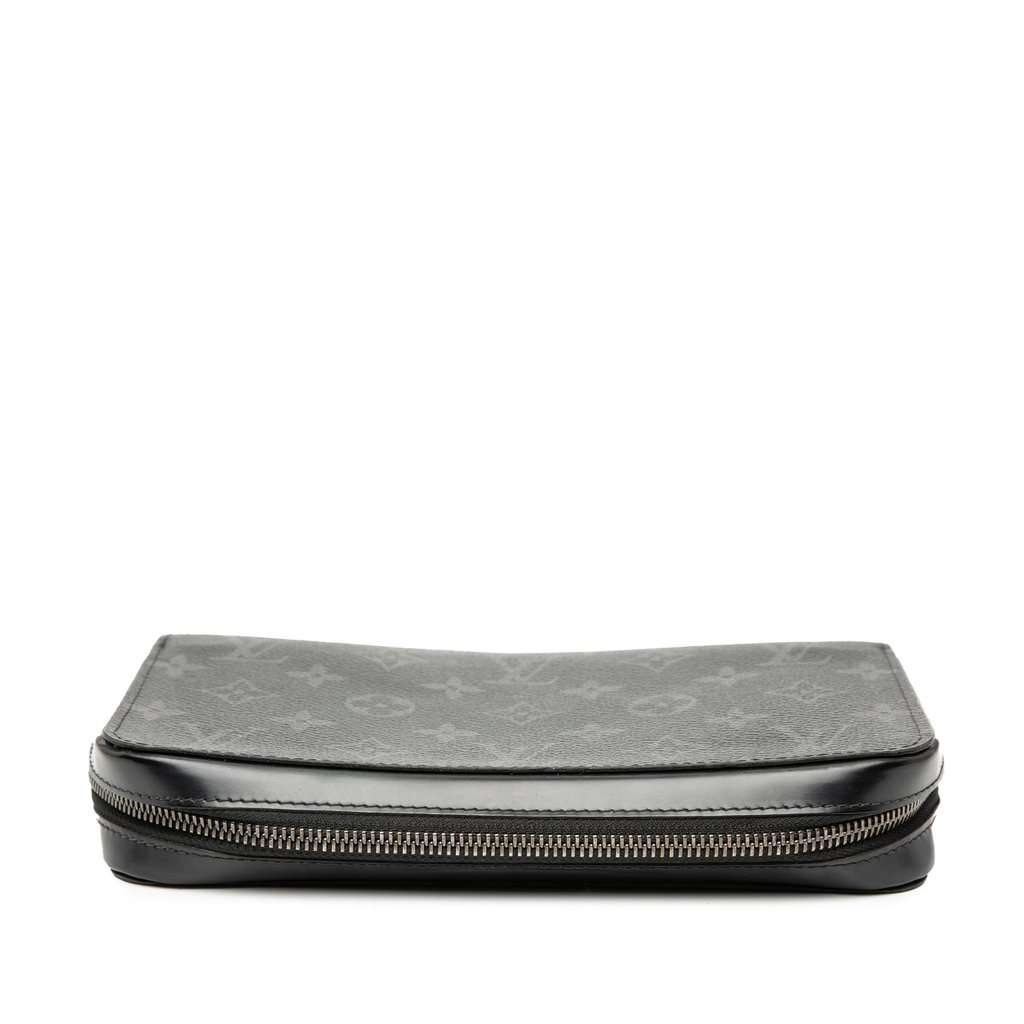 Louis Vuitton Monogram Eclipse Zippy XL Wallet Black Very good condition - Inside View