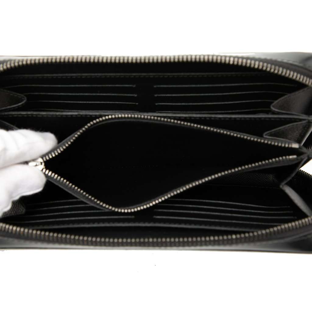 Louis Vuitton Monogram Eclipse Zippy XL Wallet Black Very good condition - Model View