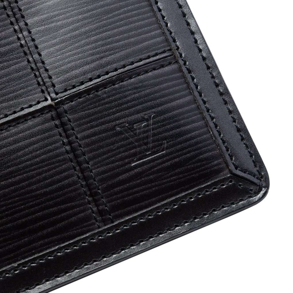 Louis Vuitton Epi Stretch Delmonico Pochette Black Leather Very good condition - Box View