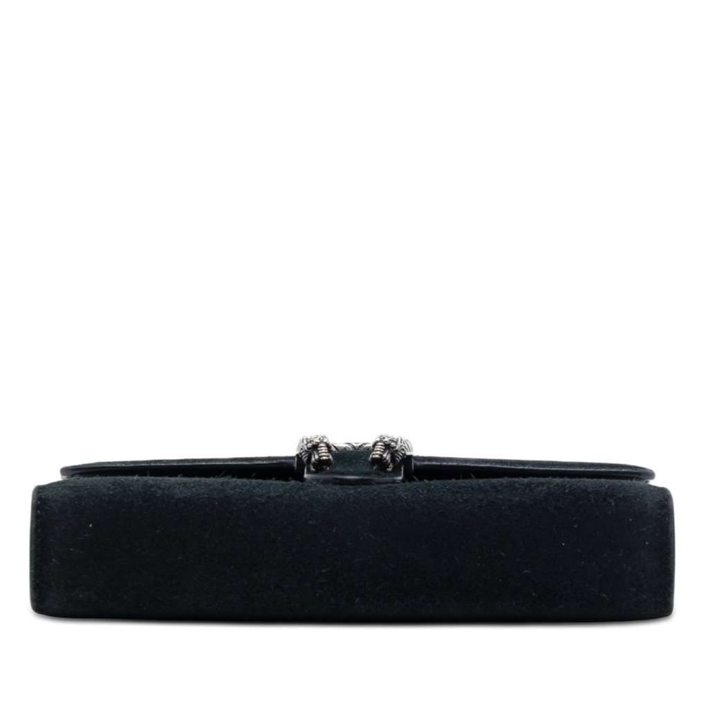 Gucci Suede Dionysus Wallet on Chain Black Leather Very good - Inside View