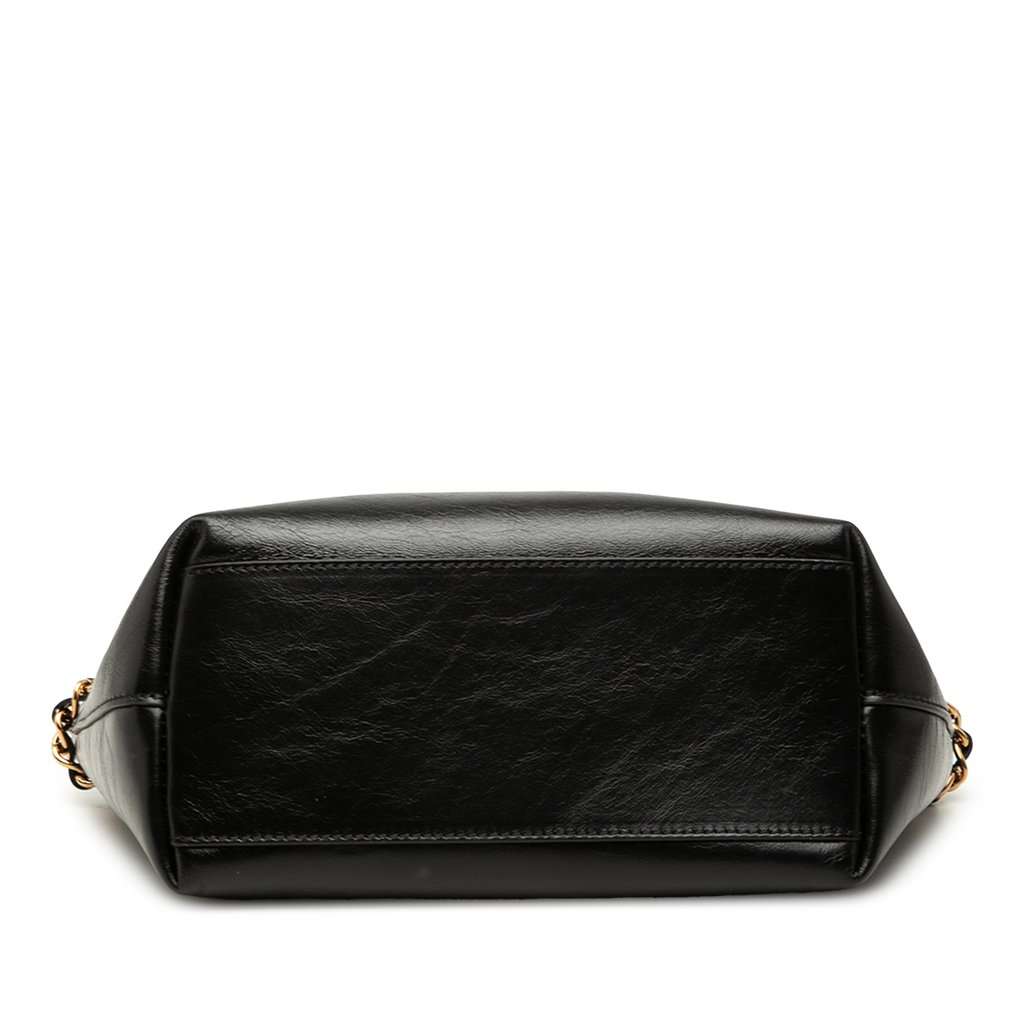 Versace Leather La Medusa Shoulder Bag Black Leather Very good condition - Inside View