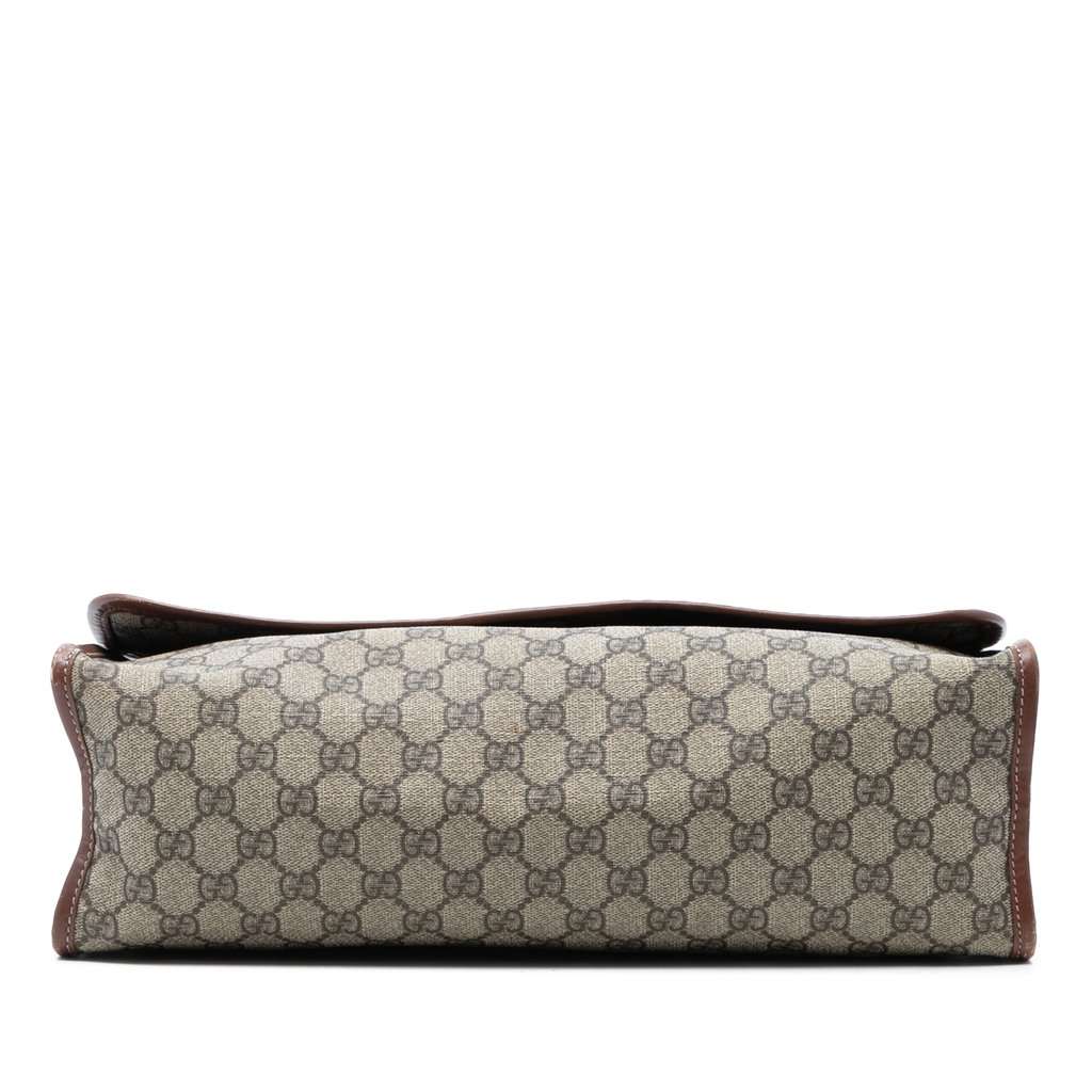 Gucci GG Supreme Web Messenger Bag Beige Very good condition - Inside View