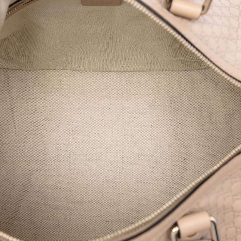 Gucci Medium Microguccissima Joy Boston Bag Beige Leather Very good condition - Model View
