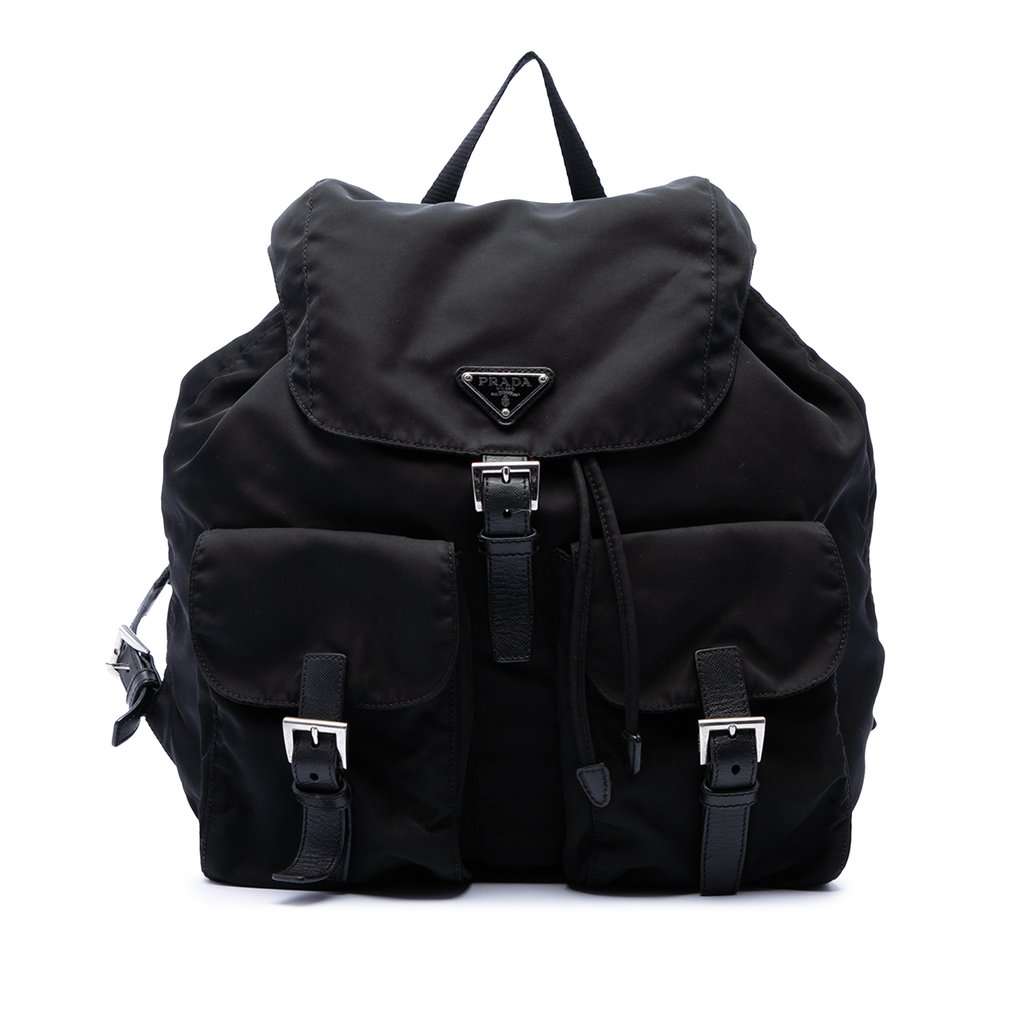 Prada Tessuto Backpack Black Very good condition - Front View