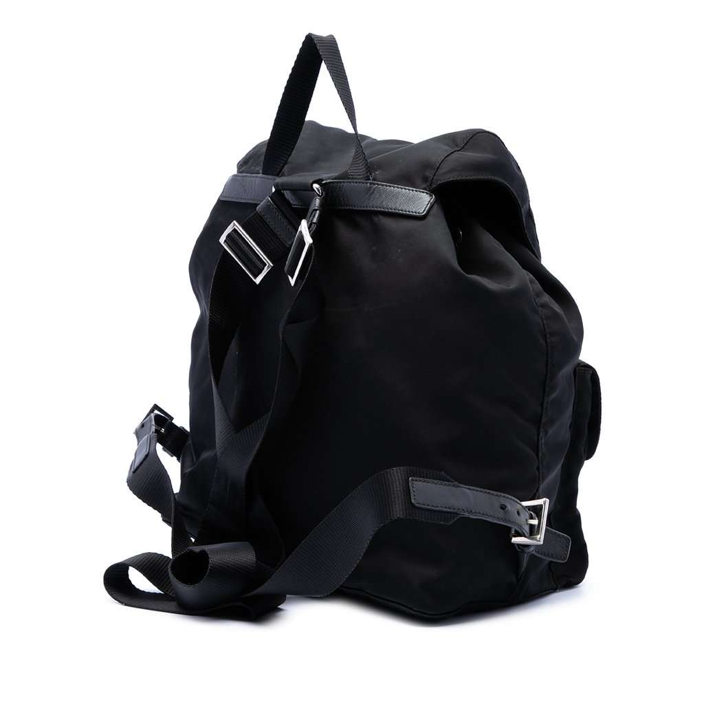 Prada Tessuto Backpack Black Very good condition - Back View