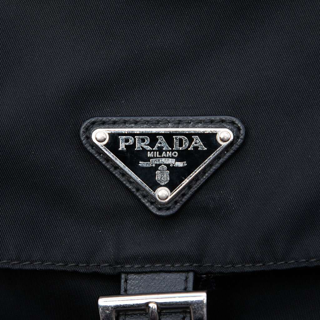 Prada Tessuto Backpack Black Very good condition - Box View