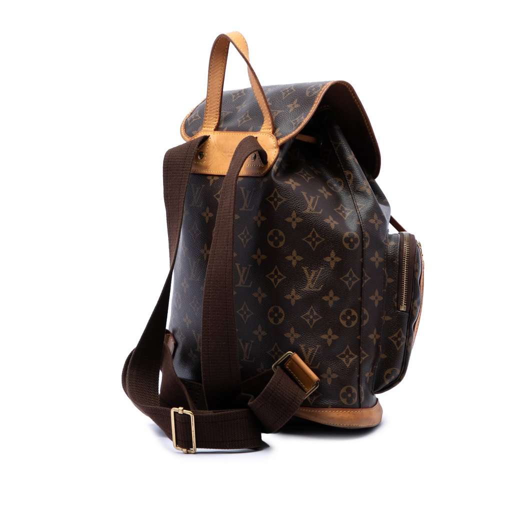 Louis Vuitton Monogram Sac a Dos Bosphore Brown Very good condition - Back View