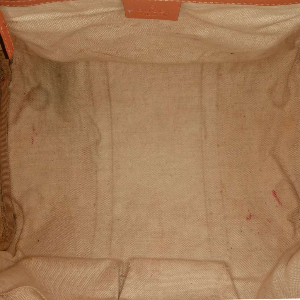 Gucci Medium GG Canvas Web Joy Boston Bag Beige Good condition - Model View