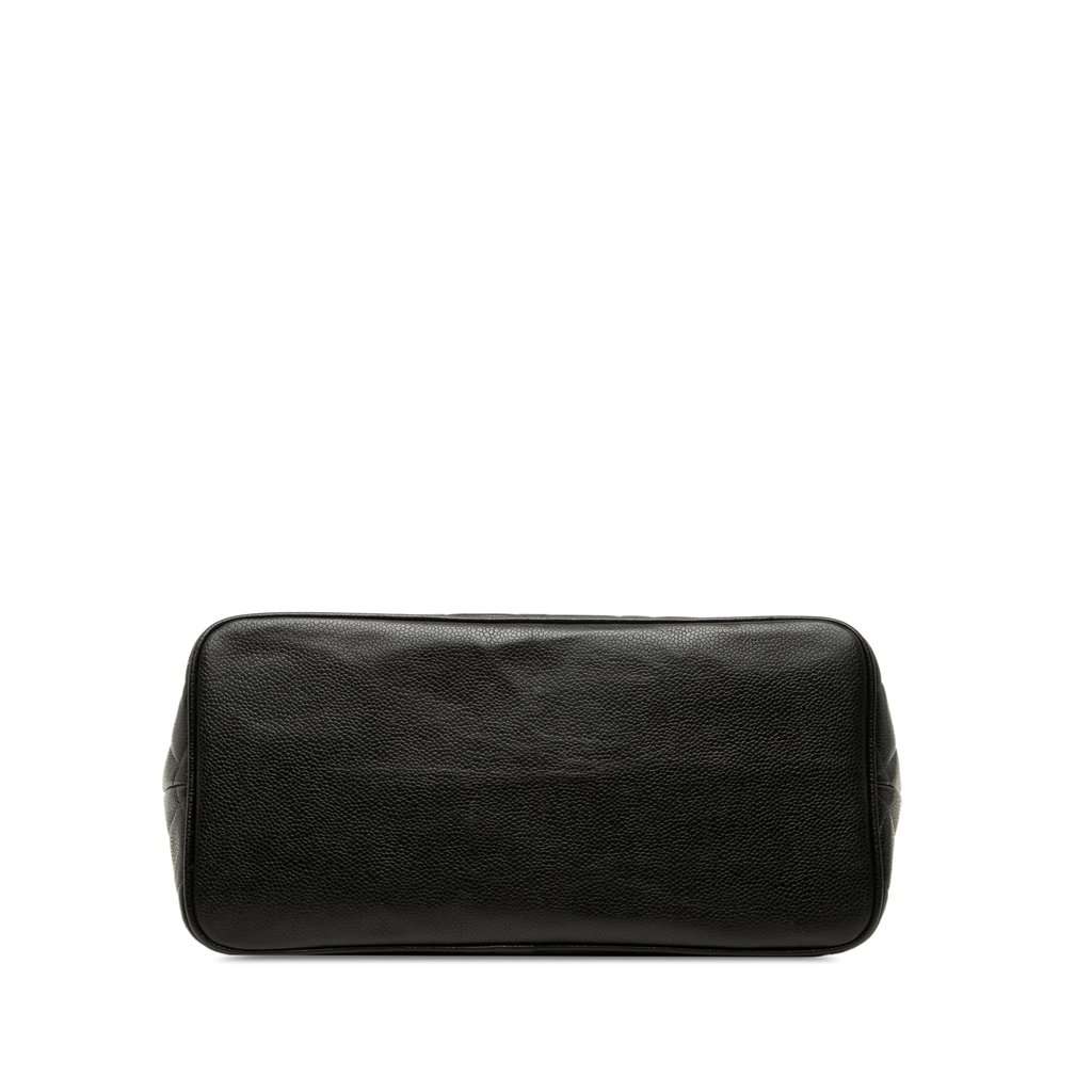 Chanel Caviar Medallion Tote Black Leather Very good - Inside View
